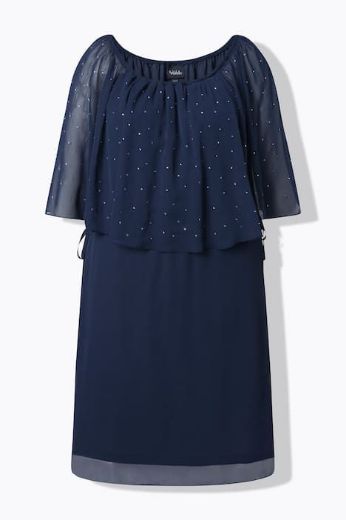 Plus size veliki brojevi Haljina svečana A kroja za punije