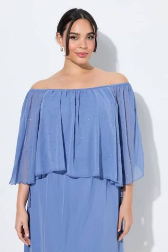 Plus size veliki brojevi Haljina svečana A kroja za punije