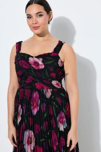 Plus size veliki brojevi Haljina elegantna maxi cvjetnog uzorka za punije