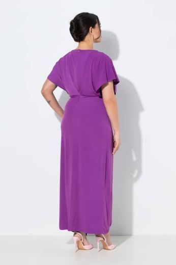 Plus size veliki brojevi Haljina svečana maxi kratkih rukava V izreza za punije