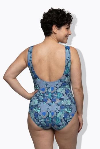 Plus size veliki brojevi Kupaći kostim jednodijelni cvjetni uzorak za punije