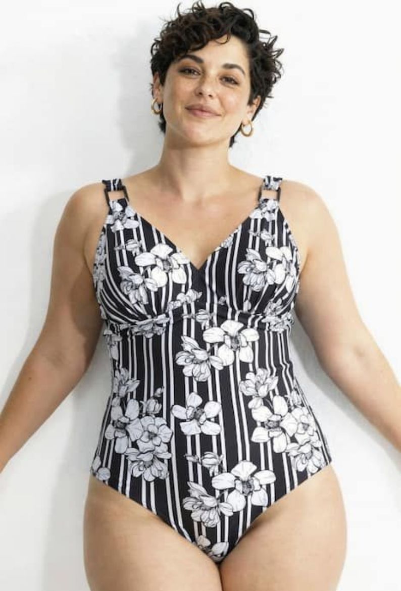 Plus size veliki brojevi Kupaći kostim jednodijelni mekanih košarica za punije