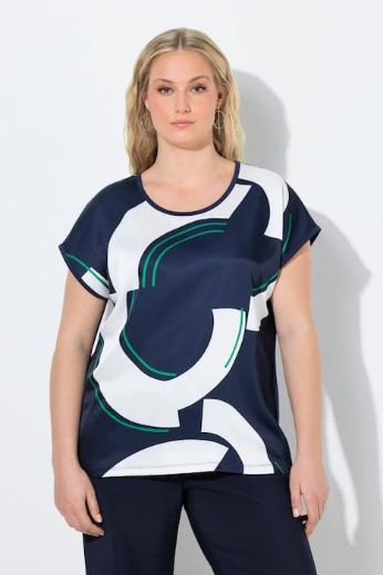 Plus size veliki brojevi Majica kratkih rukava šireg kroja za punije