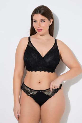 Plus size veliki brojevi Grudnjak bez žice s dodatkom čipke za punije
