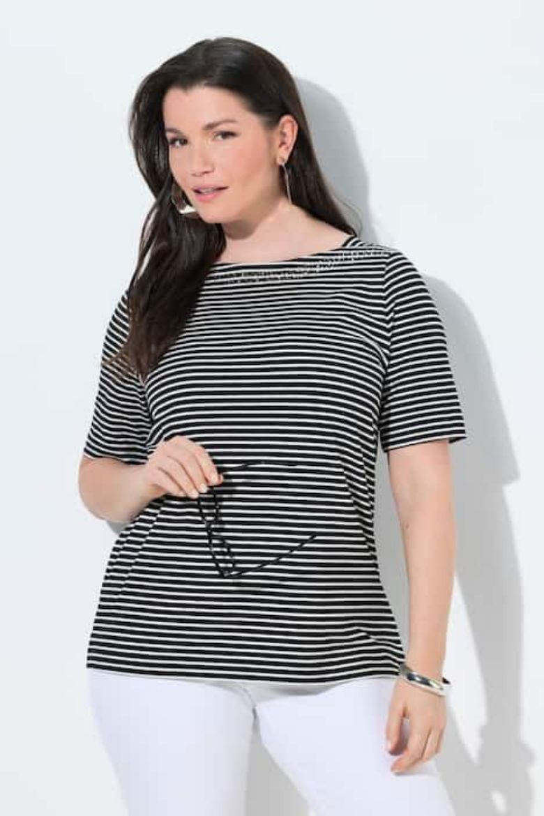 Plus size veliki brojevi Majica kratkih rukava pamučna za punije