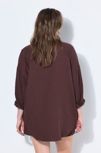 Plus size veliki brojevi Bluza na kopčanje za punije