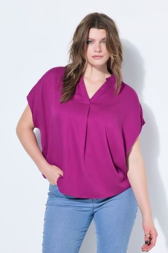 Plus size veliki brojevi Majica kratkih rukava šireg kroja za punije