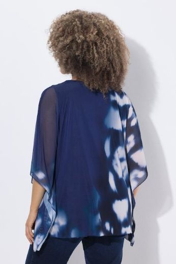 Plus size veliki brojevi Bluza kratkih rukava šireg kroja za punije