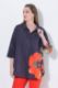 Veliki brojevi Bluza 3/4 rukava A kroja moda za punije