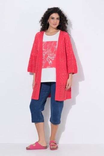 Plus size veliki brojevi Jakna lagana rukavi 3/4 za punije