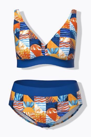 Plus size veliki brojevi Kupaći kostim bikini mekanih košarica za punije