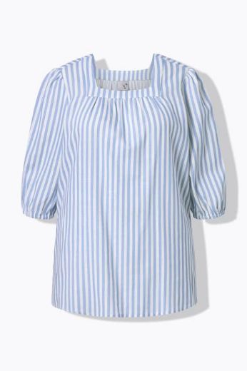 Plus size veliki brojevi Bluza 3/4 rukava lanena za punije