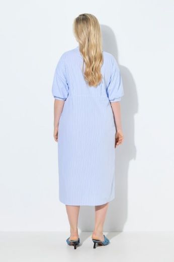 Plus size veliki brojevi Haljina maxi 3/5 rukava šireg kroja za punije