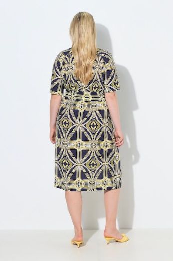 Plus size veliki brojevi Haljina midi A kroja za punije
