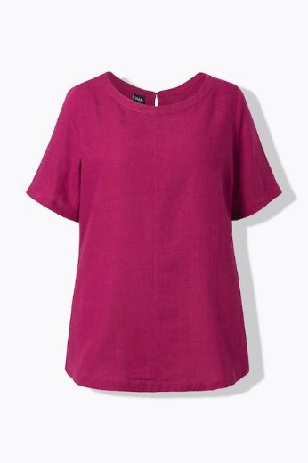 Plus size veliki brojevi Bluza kratkih rukava, okrugli izrez za punije