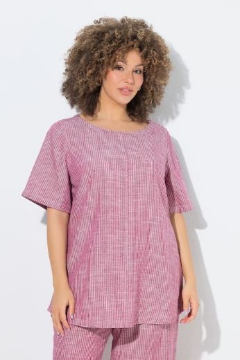 Plus size veliki brojevi Bluza kratkih rukava, okrugli izrez za punije