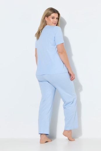 Plus size veliki brojevi Pidžama s kratkim rukavima i dugim nogavicama za punije